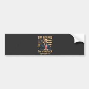 Das goldene Zeitalter Amerikas beginnt jetzt Autoaufkleber