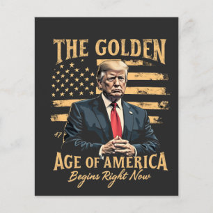 Das goldene Zeitalter Amerikas beginnt jetzt Flyer