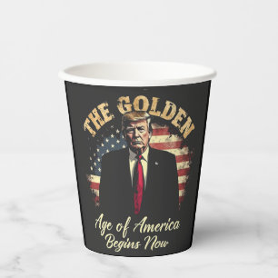 Das goldene Zeitalter Amerikas beginnt jetzt mit T Pappbecher