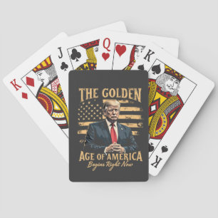 Das goldene Zeitalter Amerikas beginnt jetzt Spielkarten