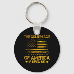 Das goldene Zeitalter Amerikas ist bei uns Lustig  Schlüsselanhänger