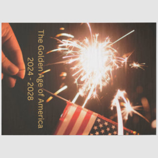 Das goldene Zeitalter der USA 2024 - Zwirnpapier 2 Seidenpapier