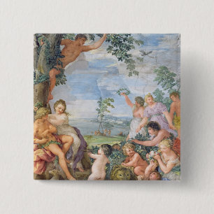 Das goldene Zeitalter (Fresko) Button