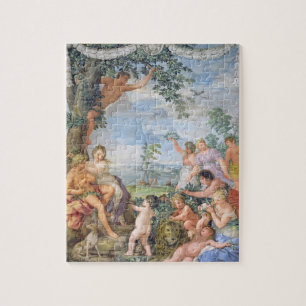 Das goldene Zeitalter (Fresko) Puzzle