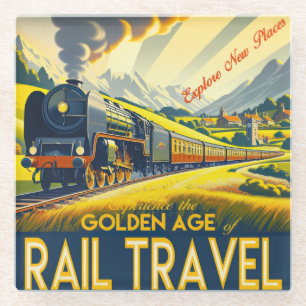Das goldene Zeitalter Glasuntersetzer