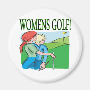 Das Golf der Frauen Magnet