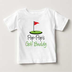 Das Golf-Freund des Pop-Pops Baby T-shirt
