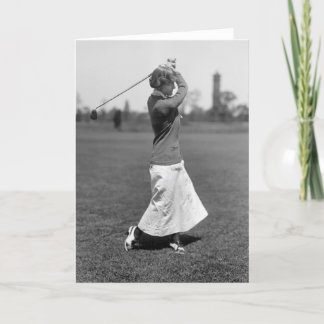Das Golf-Mode der Frauen, 1910s Karte