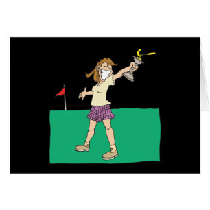 Das Golf-Trophäe der Frauen