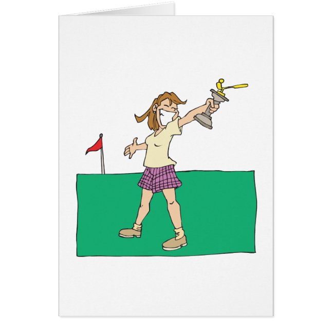 Das Golf-Trophäe der Frauen (Vorne)