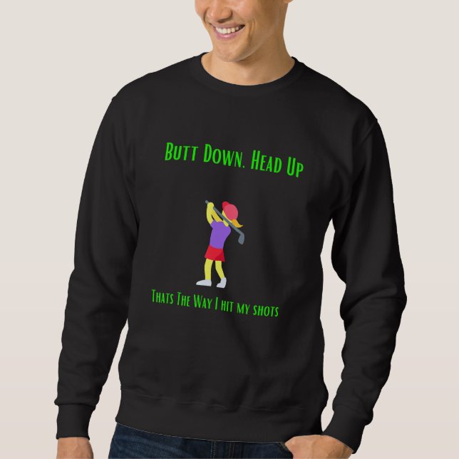 Das Golfdesign Sweatshirt (Vorderseite)