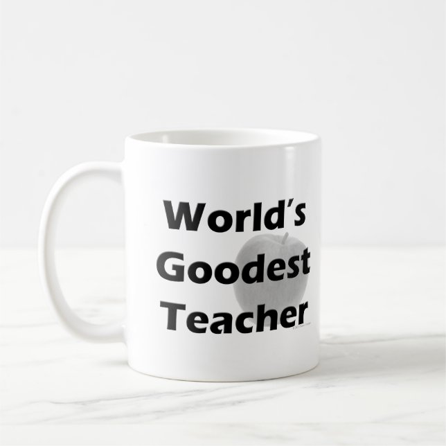 Das Goodest der Welt Lehrer Tasse (Links)