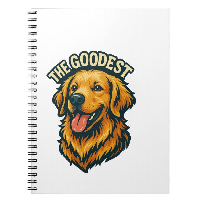 Das Goodest Tee Einzigartiges Design Notizblock (Vorderseite)