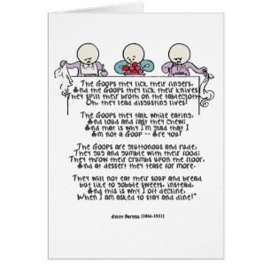 Das Goops lecken sie ihre Finger