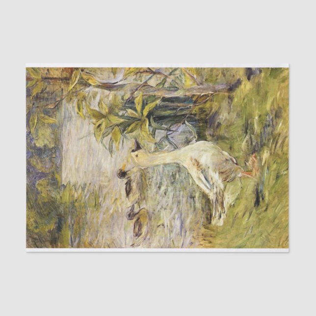 Das Goose von Berthe Morisot Tissue Seidenpapier (Vorderseite)