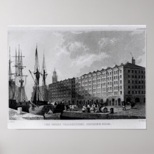 Das Goree Warehouse, George's Dock, Liverpool Poster