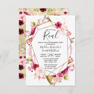 Das Got einfach echte Engagement Party Einladungen