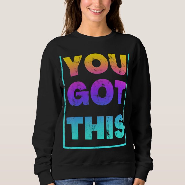 Das Got es am Testtag Vintag C Sweatshirt (Vorderseite)