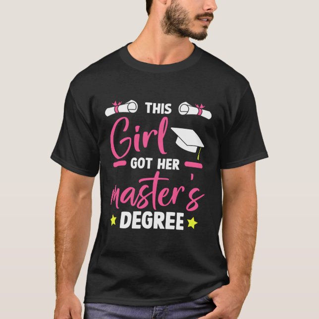 Das Got ihren Master-Abschluss-Abschluss T-Shirt (Vorderseite)