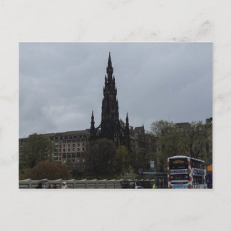 Das gotische Denkmal von Scott in Edinburgh Postkarte