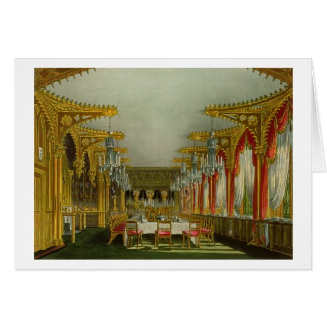 Das gotische Esszimmer an Carlton Haus von Pyne (Vorderseite (Horizontal))