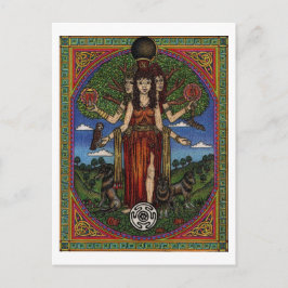 das Göttin hecate (Bild und synbols) 001 t, Postkarte