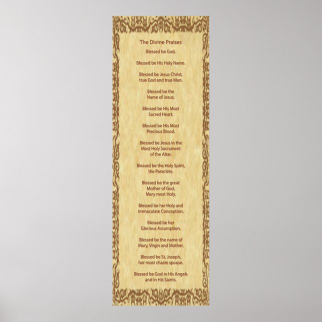 Das Göttliche Lob Poster (Vorne)