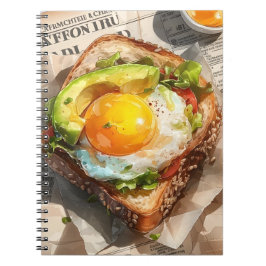 Das Gourmet Open Face: Ein stilvolles Frühstück Notizblock