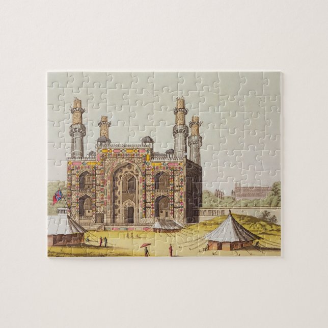Das Grab des Mughal Kaisers Akbar, von 'Le Lattich Puzzle (Horizontal)