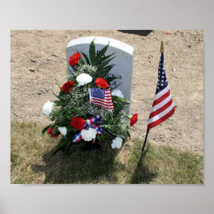 Das Grab des Soldaten Poster