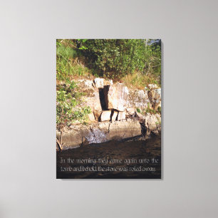 Das Grab von Jesus Leinwanddruck