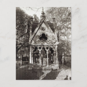 Das Grabmal von Abelard und Heloise, gebaut 1817 Postkarte