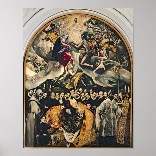 Das Grabmal von Graf Orgaz Poster (Vorne)