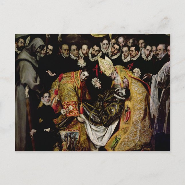 Das Grabmal von Graf Orgaz Postkarte (Vorderseite)