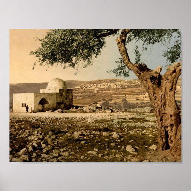 Das Grabmal von Mutter Rachel in Bethlehem Poster (Vorne)