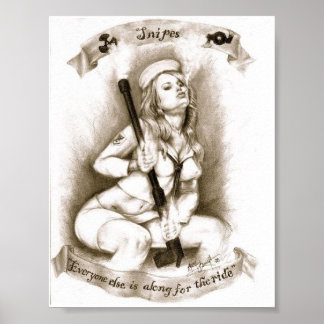 Das Graffiti des Krieges: Matt Burmeister Print 2 Poster