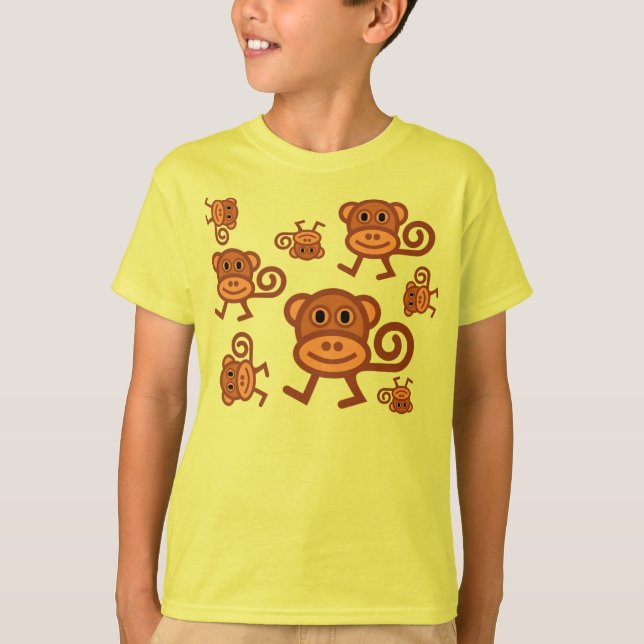 Das grafische T-Shirt Munky Kindes (Vorderseite)
