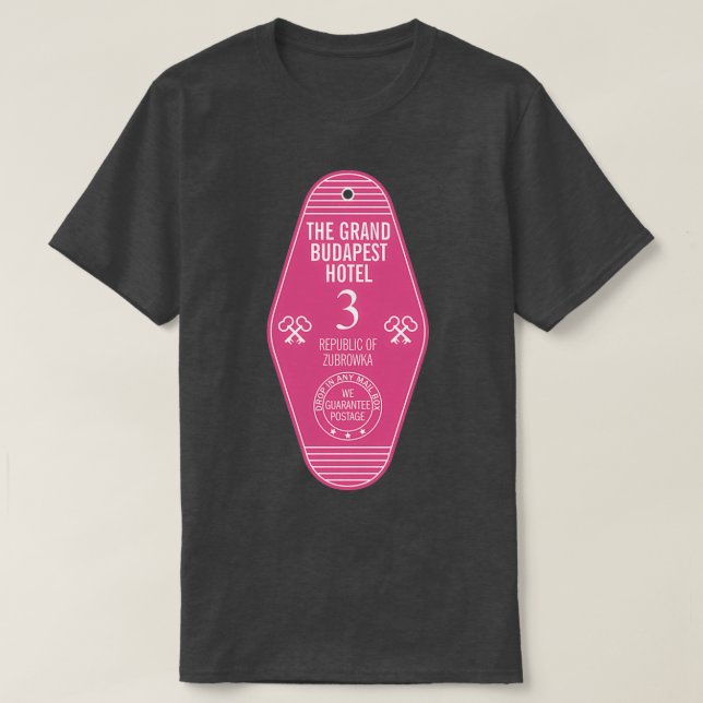 Das Grand Budapest Hotel Key T-Shirt (Design vorne)