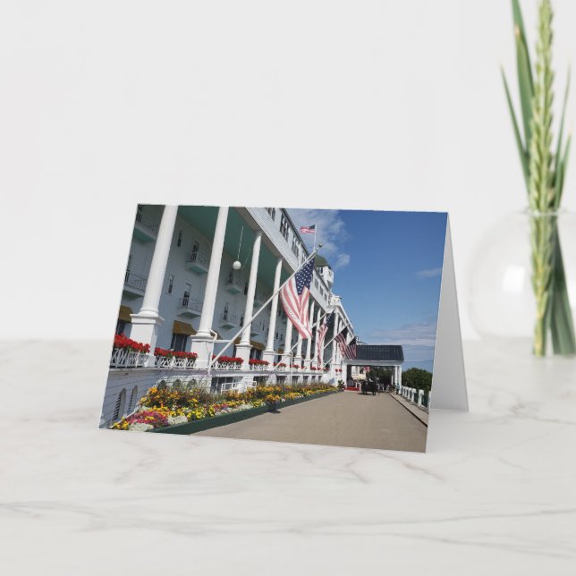 Das Grand Hotel auf der Insel Mackinac, Michigan (Vorderseite)