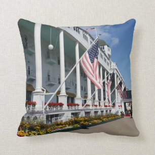 Das Grand Hotel auf der Insel Mackinac, Michigan Kissen