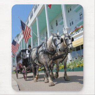 Das Grand Hotel - Mackinac Island, Michigan Mousepad