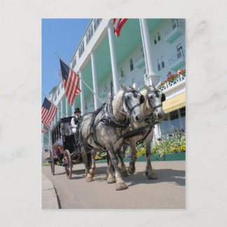 Das Grand Hotel - Mackinac Island, Michigan Postkarte