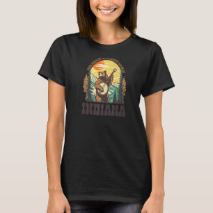 Das Gras ist blau in Indiana Vintager Bär Banjo Pl T-Shirt