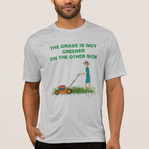 Das Gras ist nicht auf dem anderen Seiten-T - T-Shirt