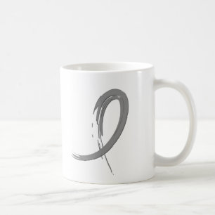 Das graue Band A4 des Hirntumors Tasse