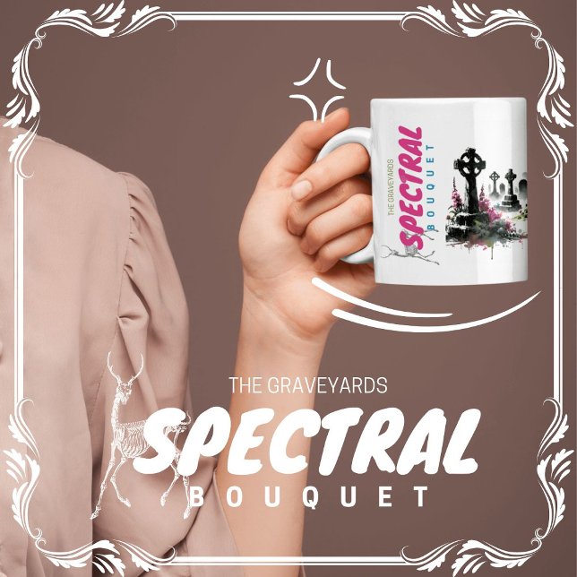 Das Graveyards SpektralBouquet Kaffeetasse (The Graveyards Spectral Bouquet cover from The Beekeeper Store)
