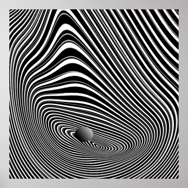 Das Gravity-Gesetz 3D Poster (Vorne)