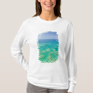 Das Great Barrier Reef, Luftbild von Green T-Shirt