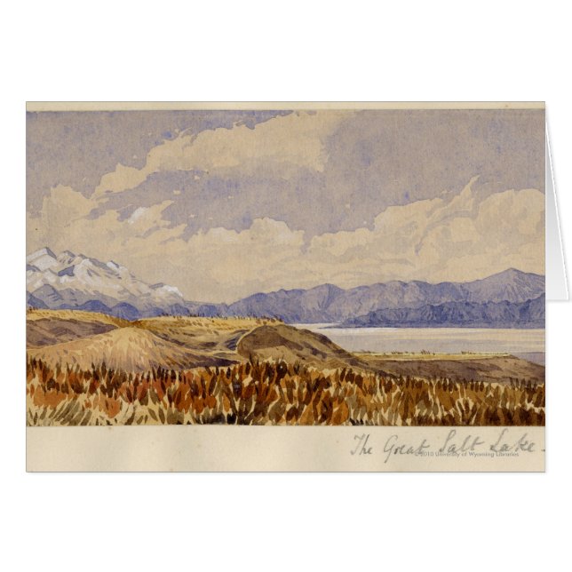 Das Great Salt Lake, Utah (Vorderseite (Horizontal))