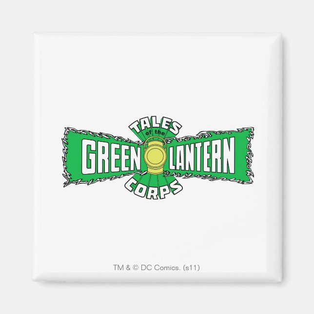Das Green Lantern Corps - grünes Logo Magnet (Vorne)